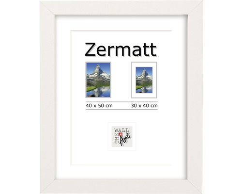 THE WALL Fotolijst hout Zermatt wit 40x50 cm