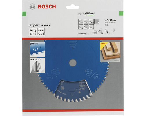 Bosch Expert Wood cirkelzaagblad, diameter 160 millimeter
