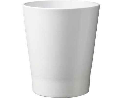 Witte bloempot