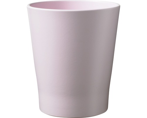 Roze keramische bloempot