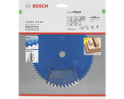 Bosch Expert Wood cirkelzaagblad, diameter 165 millimeter