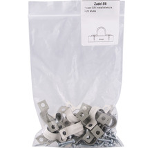 Verpakking met leidingzadels 5/8 inch voor wandmontage