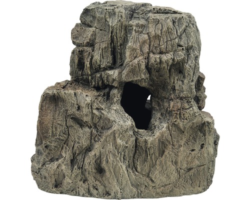ORBIT Aquariumdecoratie Grot bruin 27 x 16 x 27 cm Decoratief element in rotslook met grot voor aquaria