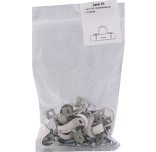 Pijpzadel 3/4 inch, verpakking met 20 stuks voor installatiebuizen