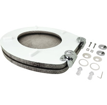 Toiletbril met decor en montage accessoires