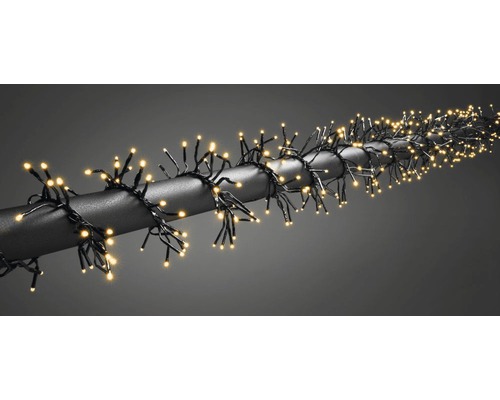 KONSTSMIDE Kerstverlichting LED micro lichtsnoer cluster 364 lampjes extra warmwit 2,7 m Decoratieve lichtslinger met kleine lichtjes op een stang