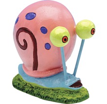 Decoratieve Gary de slak als aquariumdecoratie