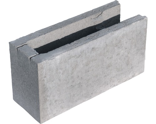 Grijze plantenbak van beton
