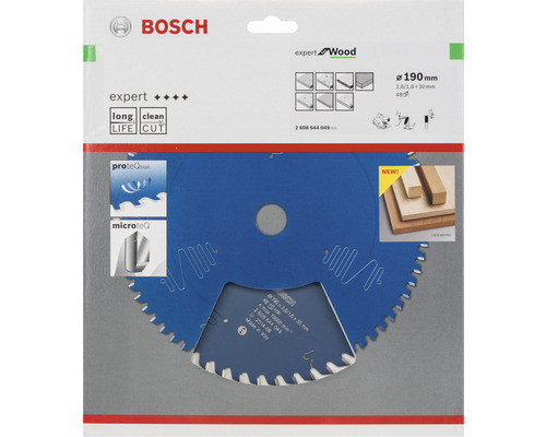 Bosch Logo. Bosch cirkelzaagblad Expert Wood, diameter 190 millimeter