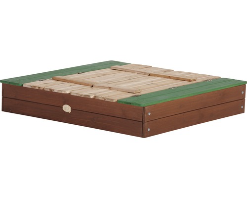 Zandbak van hout met deksel