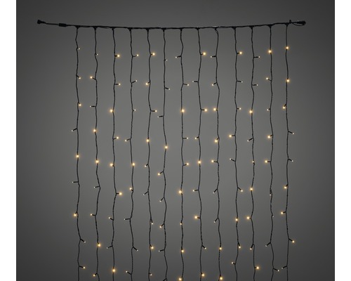 KONSTSMIDE Kerstverlichting LED lichtgorijn koppelbaar 208 lampjes extra warmwit 100 cm Decoratieve lichtketting met talrijke kleine lampjes voor binnen