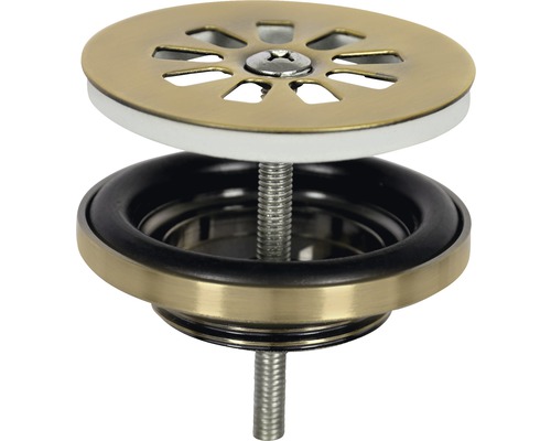 Afvoergarnituur voor wastafel met zeef