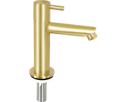 Wastafelkraan van metaal voor de badkamer