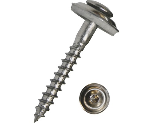 DRESSELHAUS Sprenglerschroef 4,5x25 mm RVS A2, 100 stuks Roestvrijstalen schroef met schijf