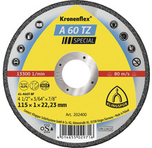 Kronenflex doorslijpschijf A 60 TZ Special, diameter 115 mm