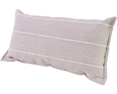Langwerpig kussen met streepmotief