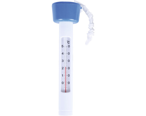 Zwemmend zwembadthermometer met koord