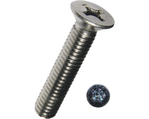 DRESSELHAUS Metaalschroef verzonken kop Phillips M3x20 mm DIN 965 RVS A2, 100 stuks DRESSELHAUS Metaalschroef verzonken kop Phillips M3x20 mm DIN 965 RVS A2, 100 stuks