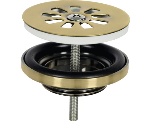 Wastafelafvoerset met zeef