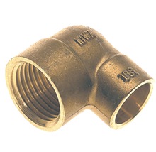 Soldeer-/draadfitting knie 15 mm x 1/2" binnendraad-thumb-0 Soldeer-/draadfitting knie 15 mm x 1/2" binnendraad-thumb-0