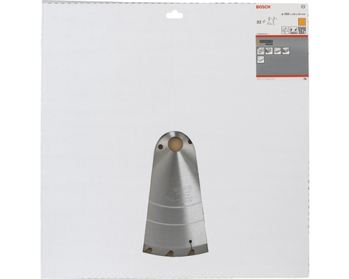 Bosch cirkelzaagblad met een diameter van 450 millimeter