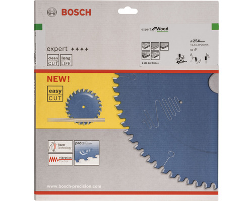 Bosch Expert houtzaagblad, 254 millimeter diameter
