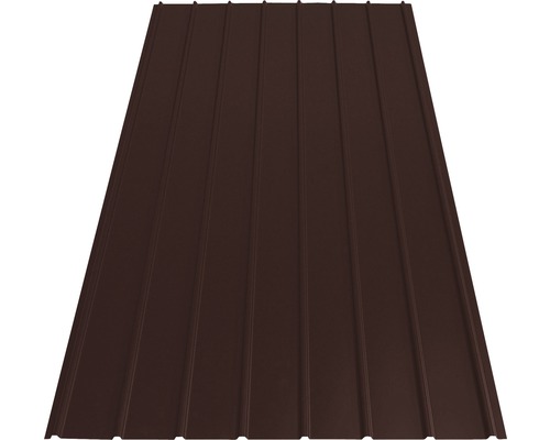 PRECIT H12 trapezium profielplaat RAL 8017 chocoladebruin 2000 x 910 x 0,4 mm