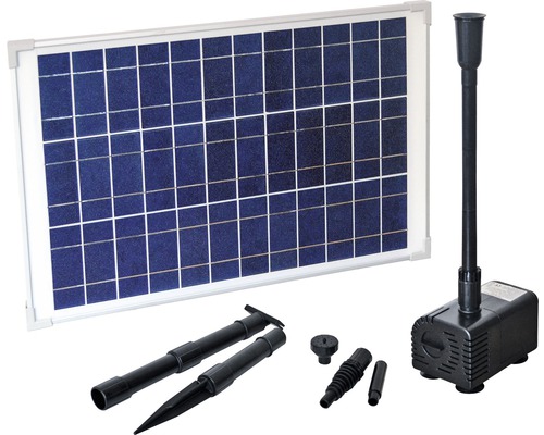 Zonnevijverpomp met zonnepaneel en accessoires