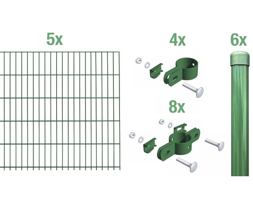 GAH.ALBERTS Enkelstaafmat set groen 1000x125 cm