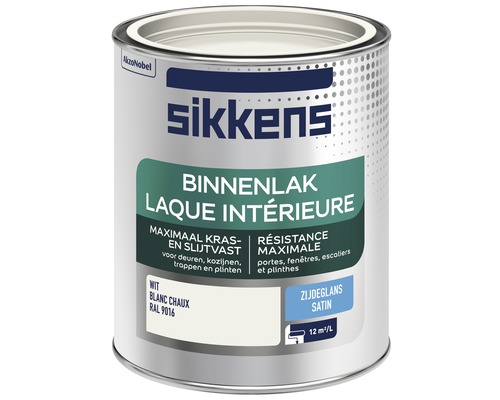 SIKKENS Binnenlak zijdeglans RAL 9016 wit 750 ml