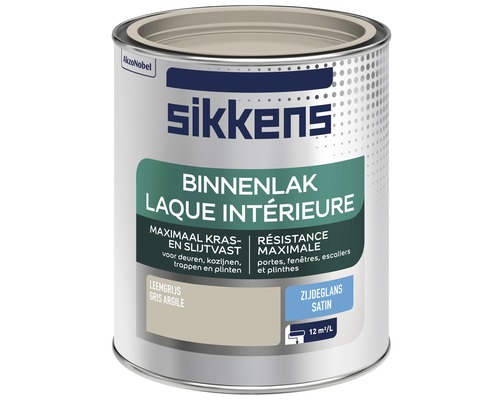 SIKKENS Binnenlak zijdeglans leemgrijs 750 ml Blik Sikkens binnenlak