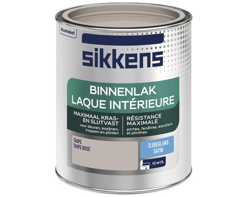 SIKKENS Binnenlak zijdeglans taupe 750 ml Sikkens binnenlak blik