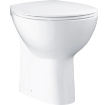 Staand toilet van keramiek met toiletzitting