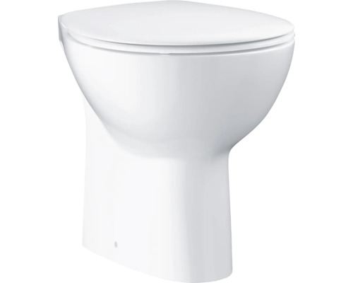 Staand toilet van keramiek met toiletzitting
