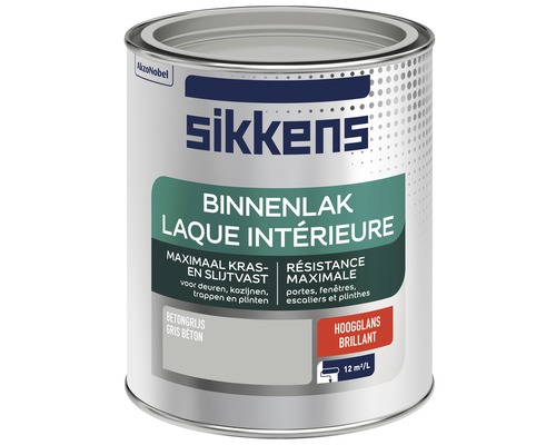 SIKKENS Binnenlak hoogglans betongrijs 750 ml