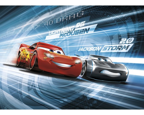 SUNNY DECOR Fotobehang papier SD423/4-423 Disney Cars 3 simulation 254x184 cm