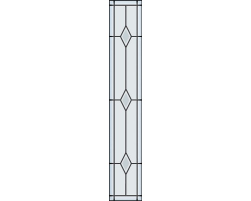 PERTURA Glasset glas in lood d 124 78x201,5 cm