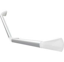 SECUCARE Wandgreep hoek 45° aluminium/mat wit