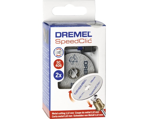 Dremel Speedclic SC406 snijschijvenset voor metaal, 2 stuks