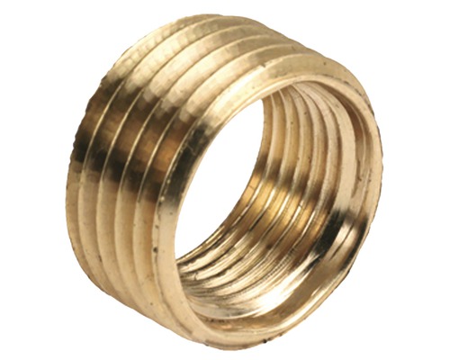 BONFIX Draad messing reduceerring, 1/2" buitendraad x 3/8" binnendraad Messing draadring