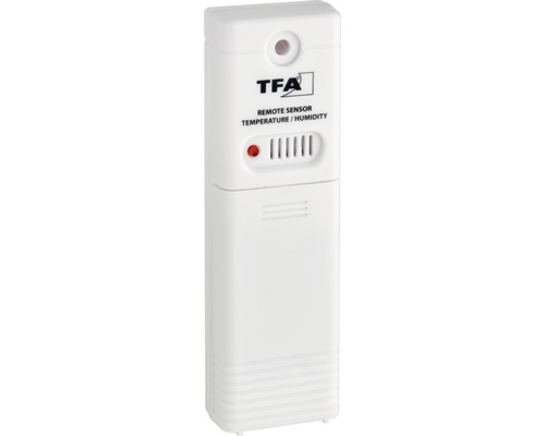 TFA Logo, temperatuur- en vochtigheidssensor