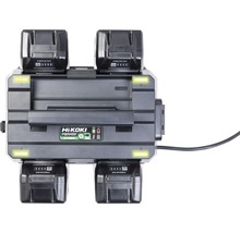 HiKoki acculader met vier accu''s