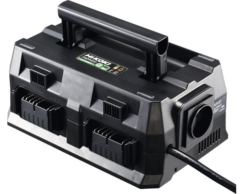 HiKoki oplader met handgreep en stopcontact