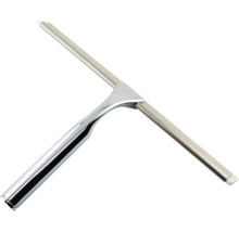 Metalen douchewisser met handgreep