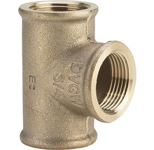 T-stuk van messing met binnendraad 3/4 inch