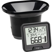 Digitale regenmeter met LCD scherm voor het meten van de neerslaghoeveelheid