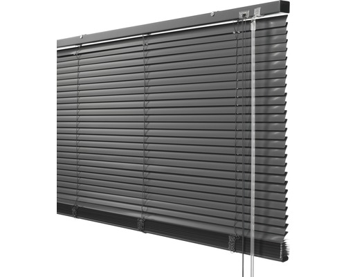 SOLUNA Aluminium verduisterende jaloezie 25 mm antraciet 200x170 cm Horizontale jaloezie voor raamdecoratie en lichtregulering