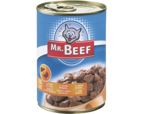 MR. BEEF Kattenvoer eend en lever 400 g