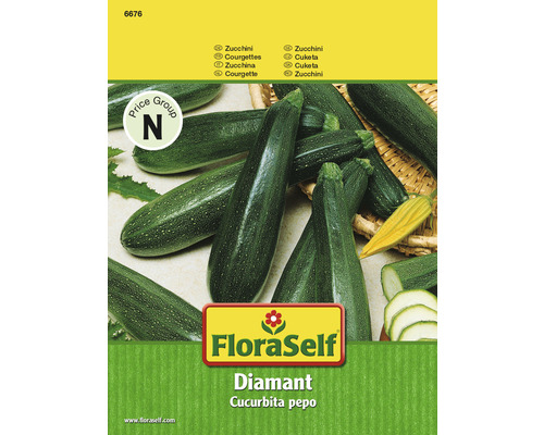FLORASELF Courgette diamant groen