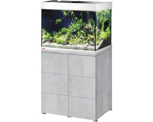 EHEIM Aquariumcombinatie Proxima 175 L classic met LED-verlichting en onderkast urban 71x51x132 cm